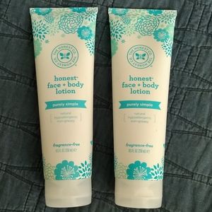 Honest Co Face + Body Lotion x2